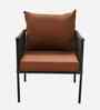 Seville Rope 3+1+1 Sofa Set In Cream Beige And Brown Finish