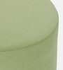 Seville Velvet Pouffe In Lime Green Colour