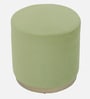 Seville Velvet Pouffe In Lime Green Colour