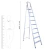 9 Steps 9.1 ft Aluminium Step Ladder