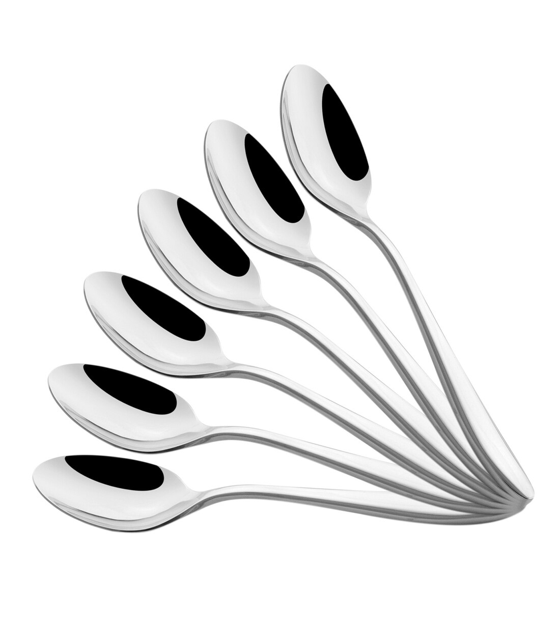 Buy Stainless Steel Oslo Dinner Spoons Set of 6 by Shapes Online