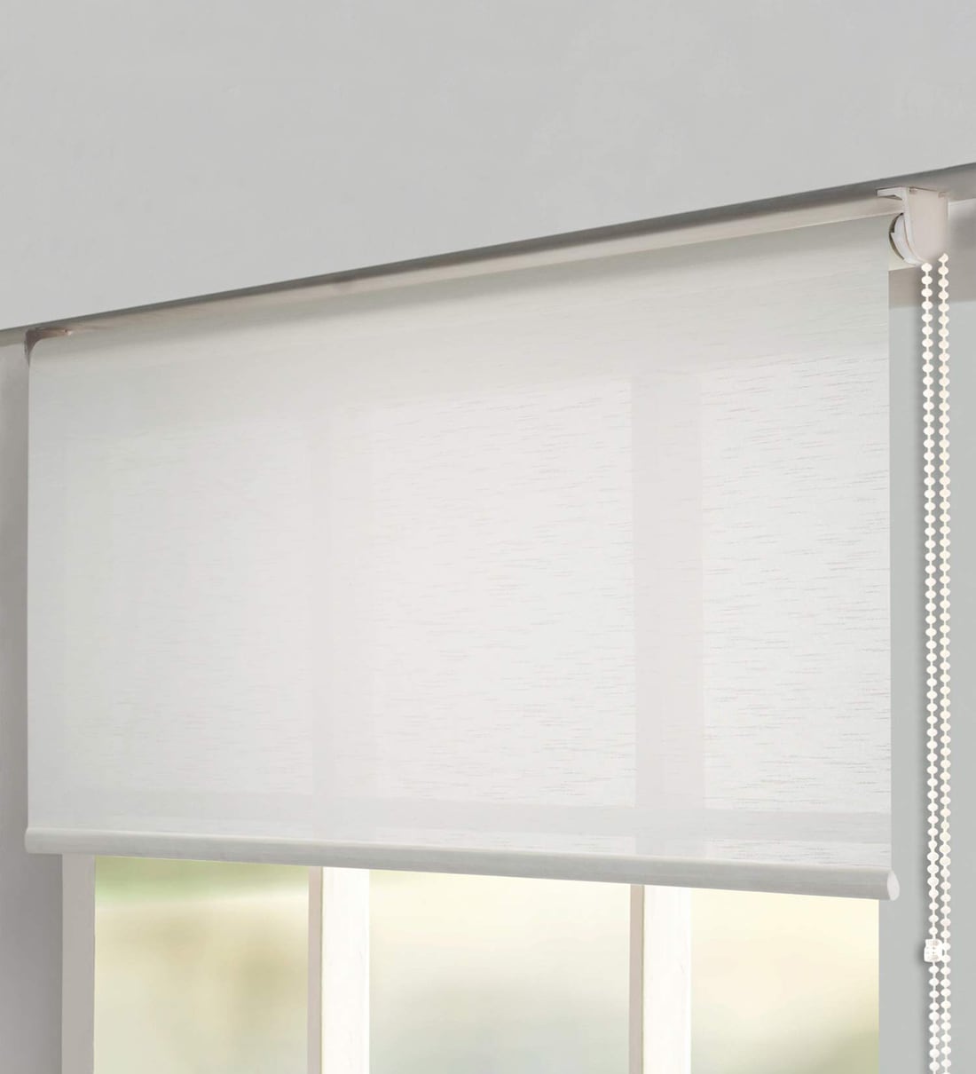 Buy Sheer Textured Corded Polyester 84X48 Roller Blind By Deco Window