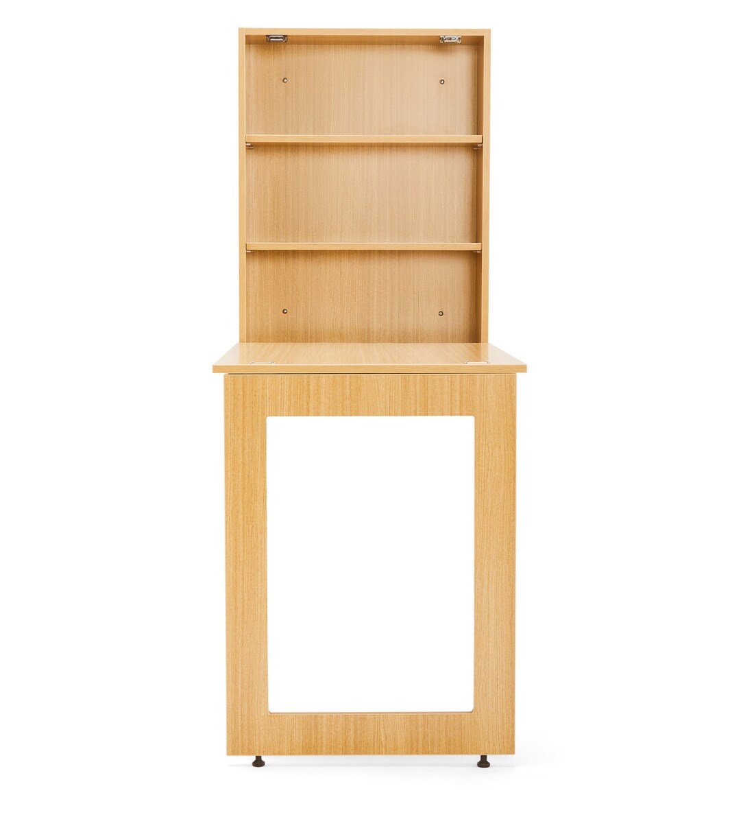 Buy Shuffle Foldable Wall Mounted Study Table in Teak Finish by ...