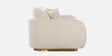 Sharjah Fabric 3 Seater Sofa In Beige Colour