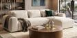 Shen LHS Seational Sofa With Promise Ecru Fabric  In White Colour