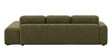 Shena Olive Green LHS Seational Sofa In Upholstery Fabric Shena Olive Green LHS Seational Sofa In Upholstery Fabric