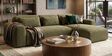 Shena Olive Green LHS Seational Sofa In Upholstery Fabric Shena Olive Green LHS Seational Sofa In Upholstery Fabric