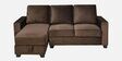 Shirley Rhs Sectional Sofa with Storage In Choco Brown Finish