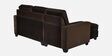 Shirley Rhs Sectional Sofa with Storage In Choco Brown Finish