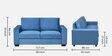 Shirley 2 Seater Sofa In Blue Finish