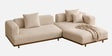 Shizuka LHS Sectional Sofa In OffWhite Colour