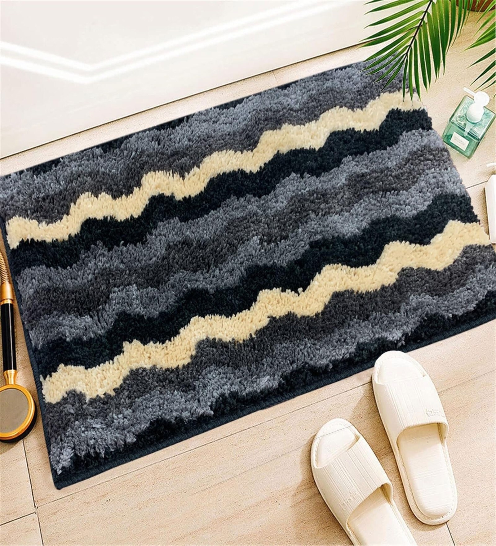 Shadow Microfiber 15x23 Inches Super Soft Bath Mat