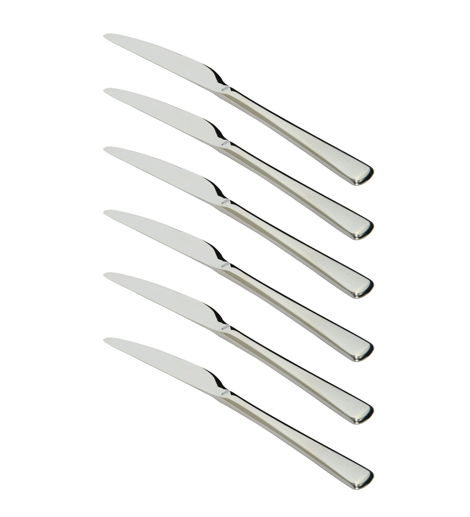 Buy Stainless Steel Dinner Knife Set of 6 by Shapes Online Knives Knives TEST 1