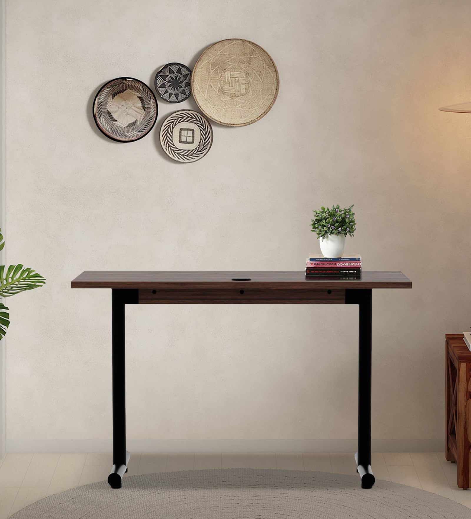 Shea Study Table in Columbian Walnut Finish