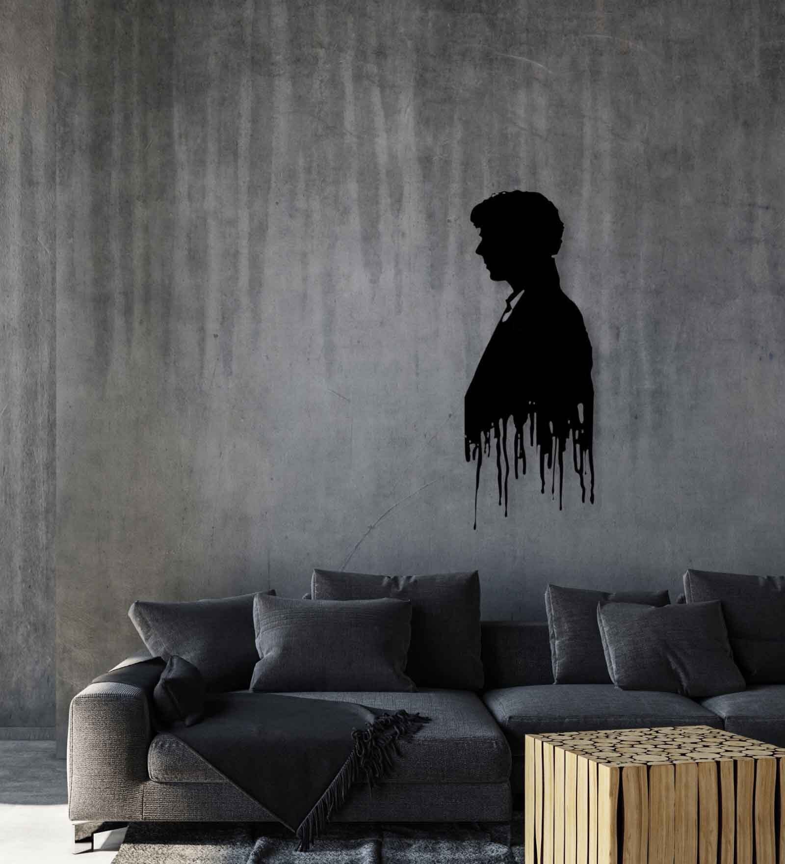 Sherlock Holmes Black Mild Steel Wall Art