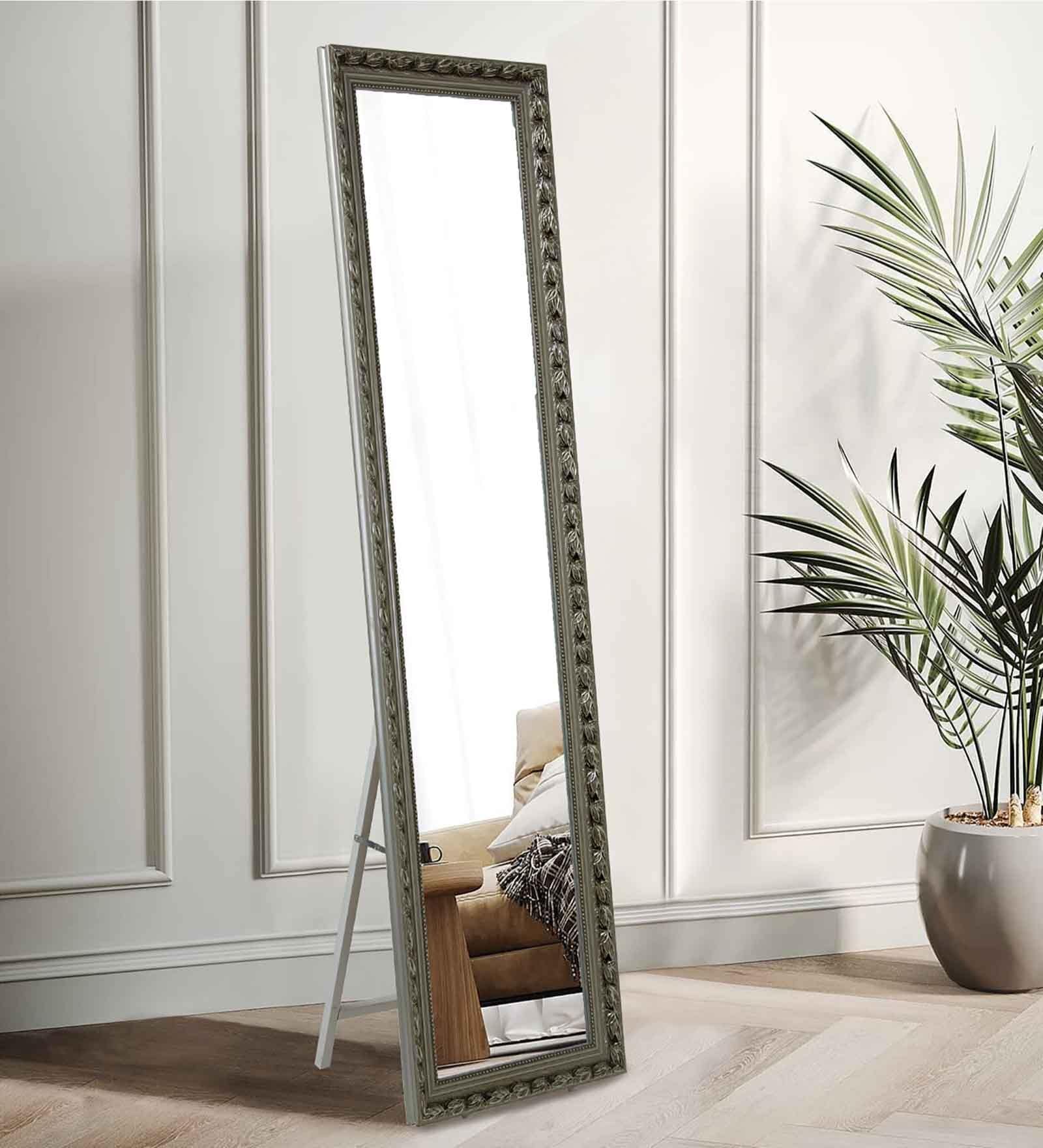 Sheryl Brown Fiber & Mirror Floor Mirror