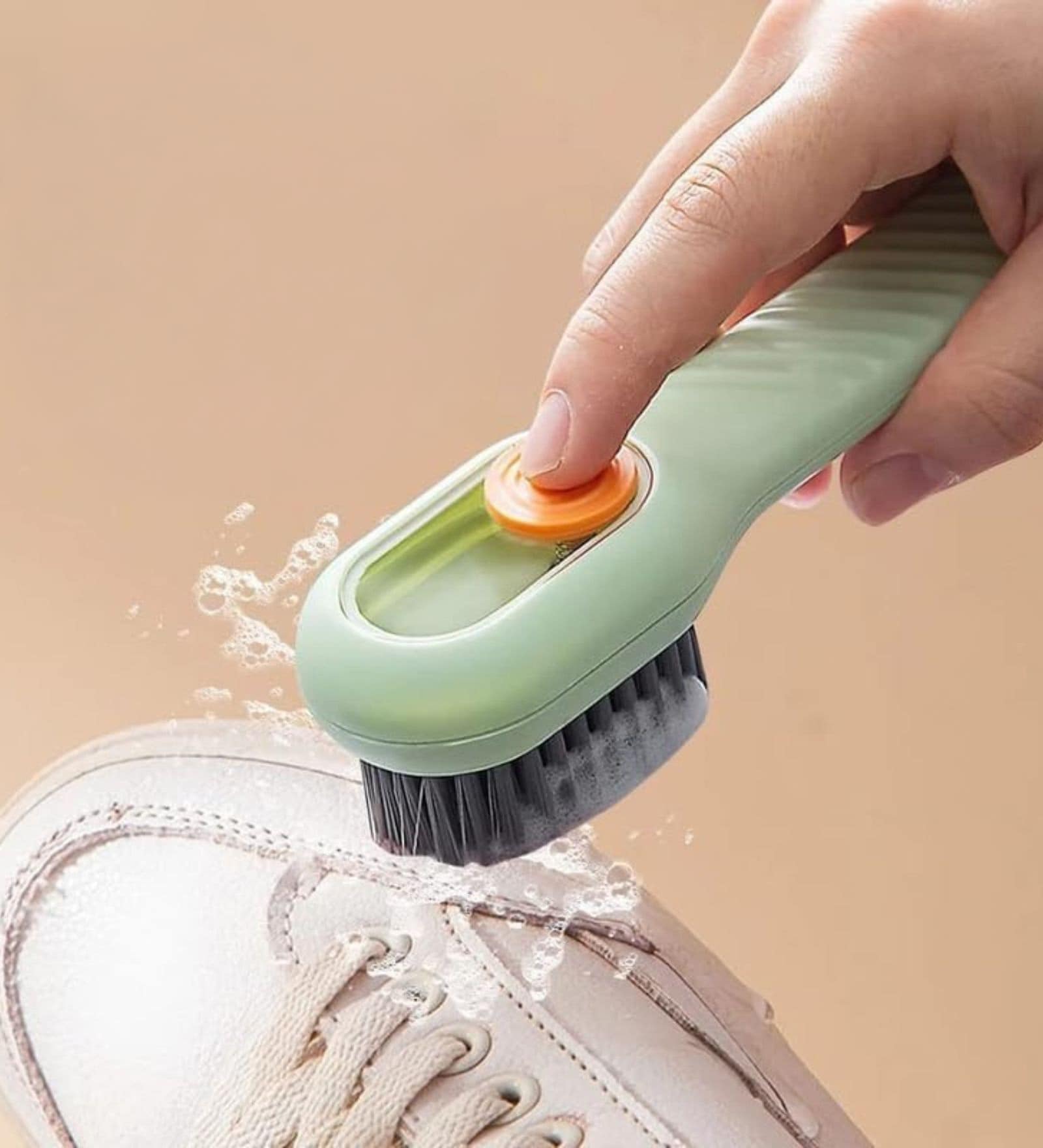 Shoe Cleaning Brush with Liquid Dispenser