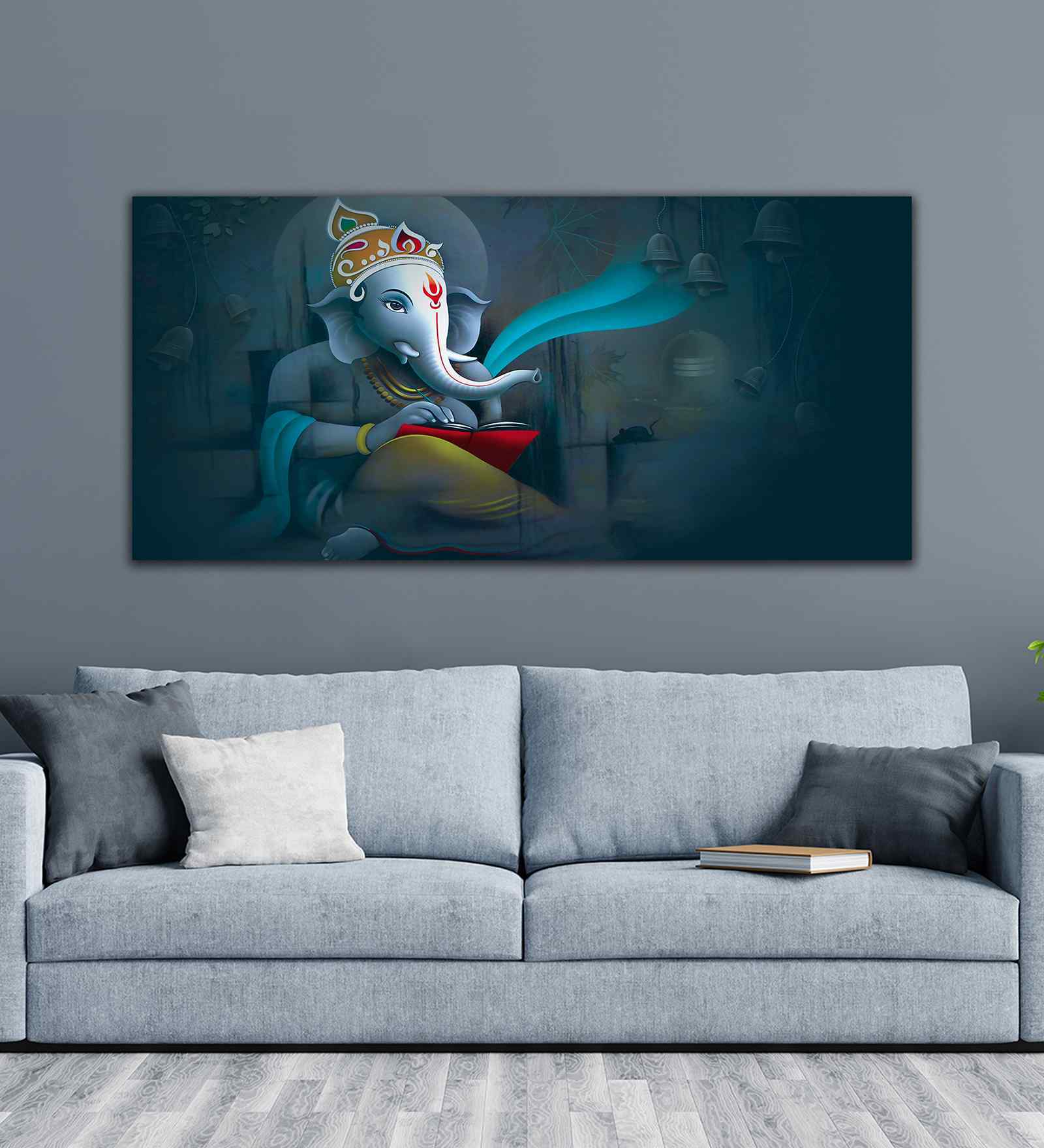 Shri Ganpati Ganesha Canvas Wall Painting