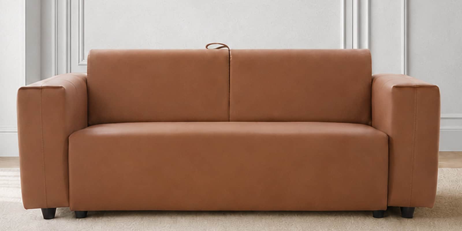 Shannon Sofa Cum Bed in Brown Colour Shannon Sofa Cum Bed in Brown Colour