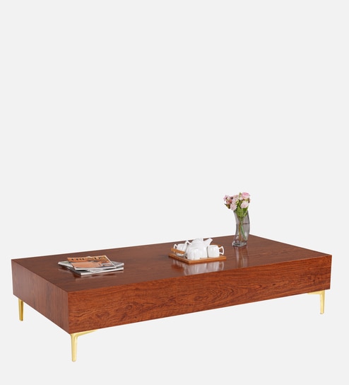 Shanon Coffee Table In Brown Finish