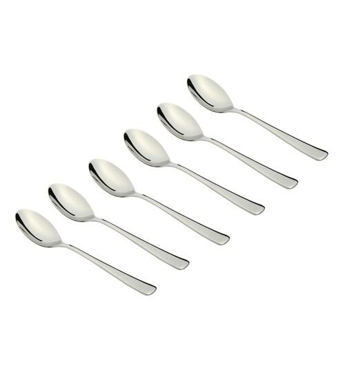 Stainless Steel Table Spoon Set Of 6 By Shapes