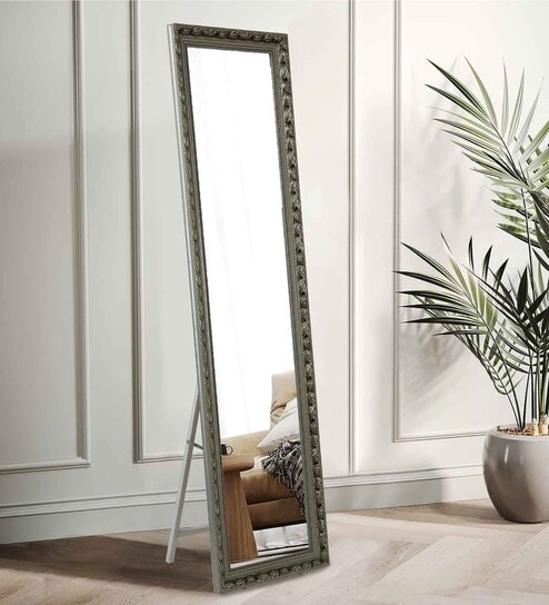 Sheryl Brown Fiber & Mirror Floor Mirror