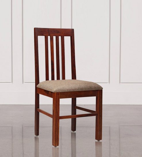 Shiron Dining Chair In Honey Finish By Peachtree