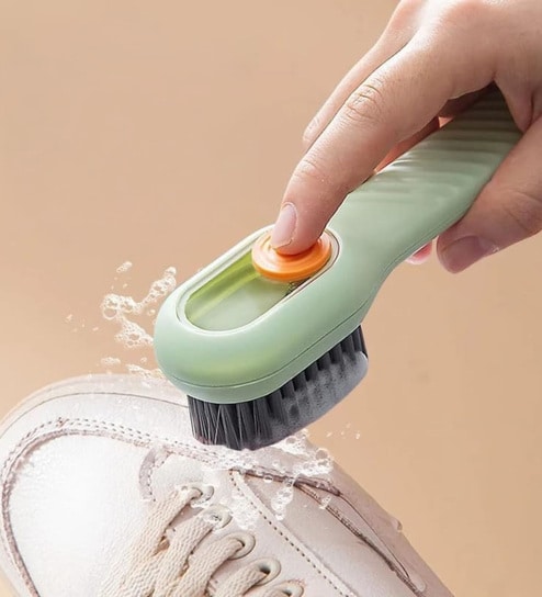 Shoe Cleaning Brush with Liquid Dispenser