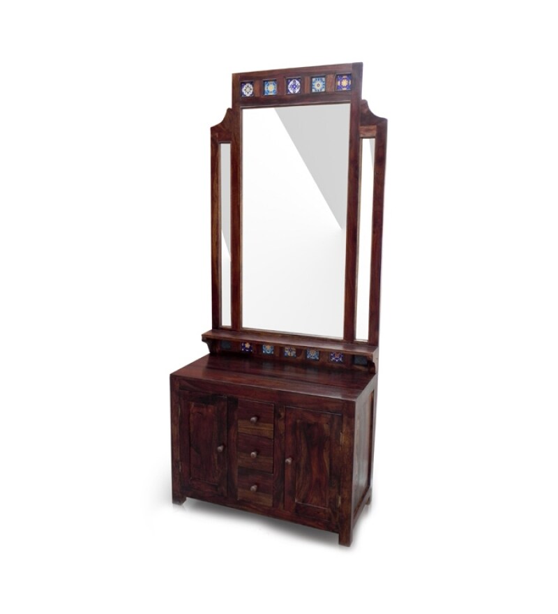 Buy Sheesham Wood Dressing Table With Mirror Online Dressing Tables