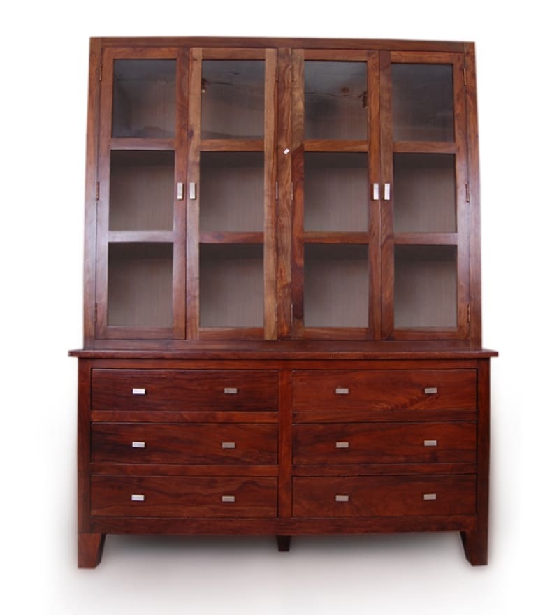 Vintage Spacious Crockery by Mudramark Online Hutch