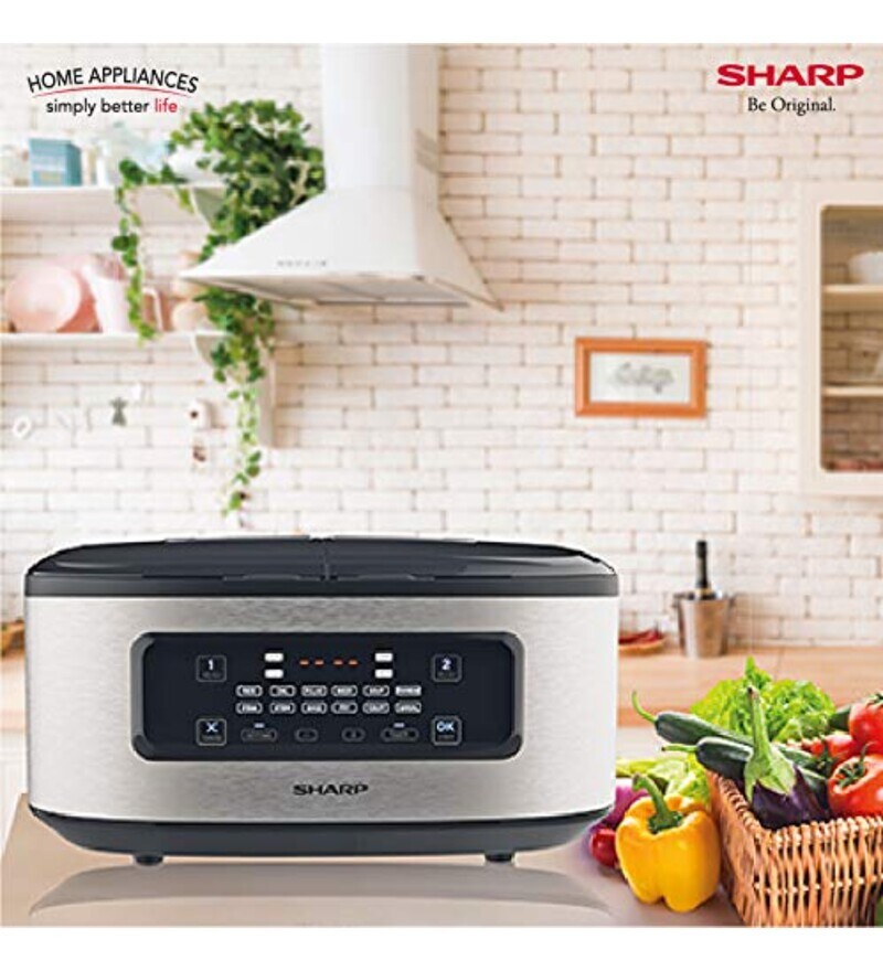 Buy Sharp Twin Cooker 1st Dual Pot Multi Cooker Smart Temperature