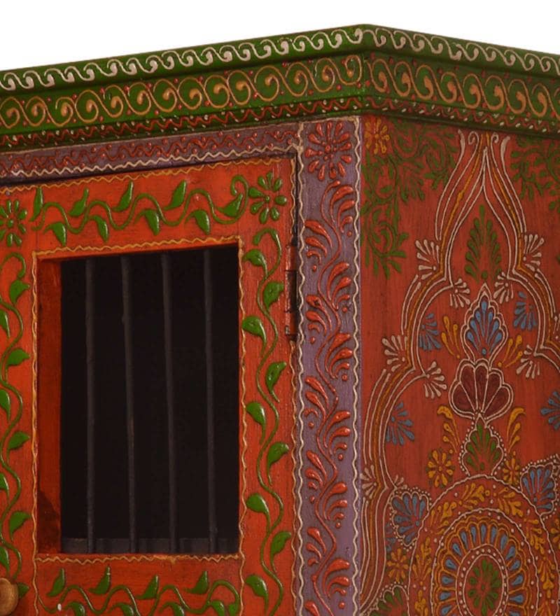 Buy Sheesham & Mango Wood Wall In Pink By Art of Jodhpur Online Novelty