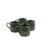 Devin 175ml Green (Set of 4) Ceramic Coffee Mug