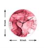 Shades of Pink Acrylic Wall Clock