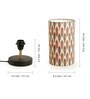 Shades of the Sun Table Lamp in Mango Wood