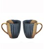 Shadow Glaze Coffee Mug Set of 2 (350 ML Each) Microwave Safe Coffee Mug