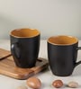 Shadow Matte Coffee Mug Set of 4 (275 ML Each) Microwave Safe Coffee Mug