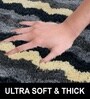 SHADOW Microfiber 15x23 Inches Super Soft Bath Mat Set Of 2