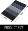 Shadow Microfiber 16x24 Inches Lightweight Bath Mat Set Of 2
