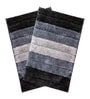 Shadow Microfiber 16x24 Inches Lightweight Bath Mat Set Of 2