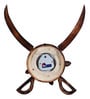 Brown Mango Wood Wall Clock