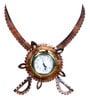 Brown Mango Wood Wall Clock