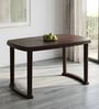 Shahenshah 4 Seater Dining Table In Weather Brown