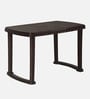 Shahenshah 4 Seater Dining Table In Weather Brown