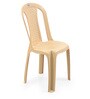 Shahenshah Plastic Table and Chair Set in Marble Beige Colour with 4 Chairs