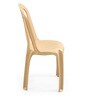 Shahenshah Plastic Table and Chair Set in Marble Beige Colour with 4 Chairs