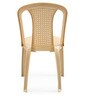 Shahenshah Plastic Table and Chair Set in Marble Beige Colour with 4 Chairs