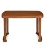Shahenshah Plastic Table and Chair Set in Pear wood Colour with 4 Chairs