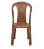 Shahenshah Plastic Table and Chair Set in Pear wood Colour with 4 Chairs