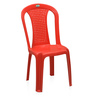 Shahenshah Plastic Table and Chair Set in Red Colour with 4 Chairs